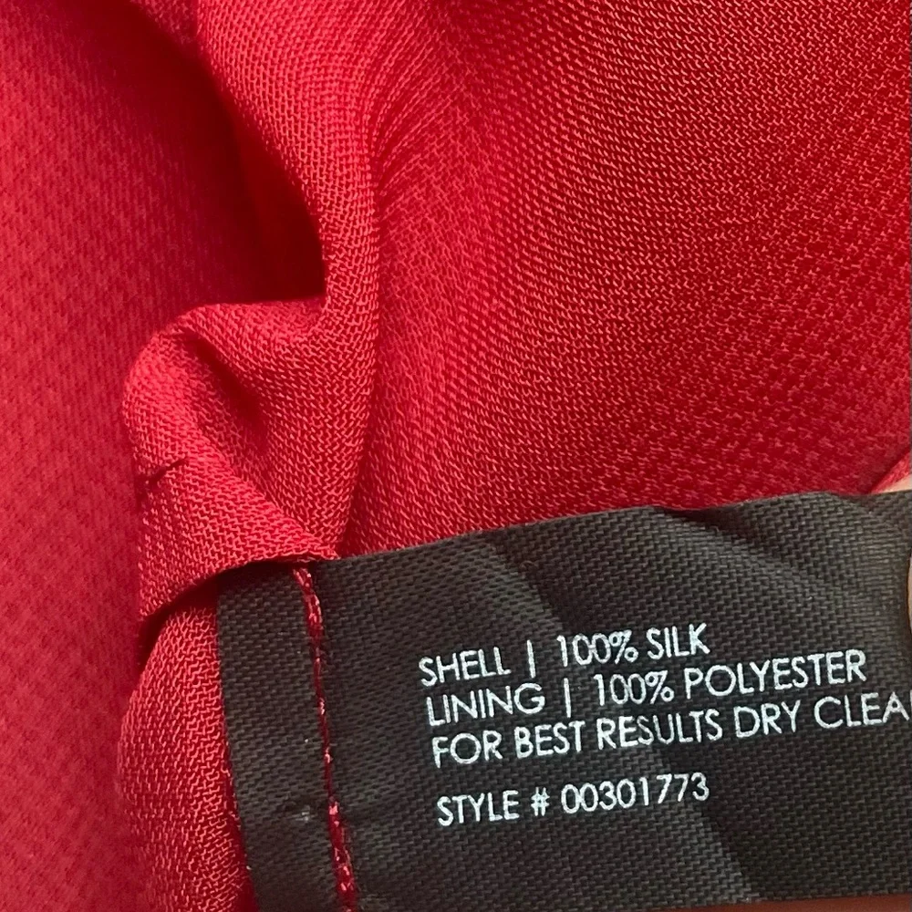 club monaco silk Red Skirt - Picture 6 of 6